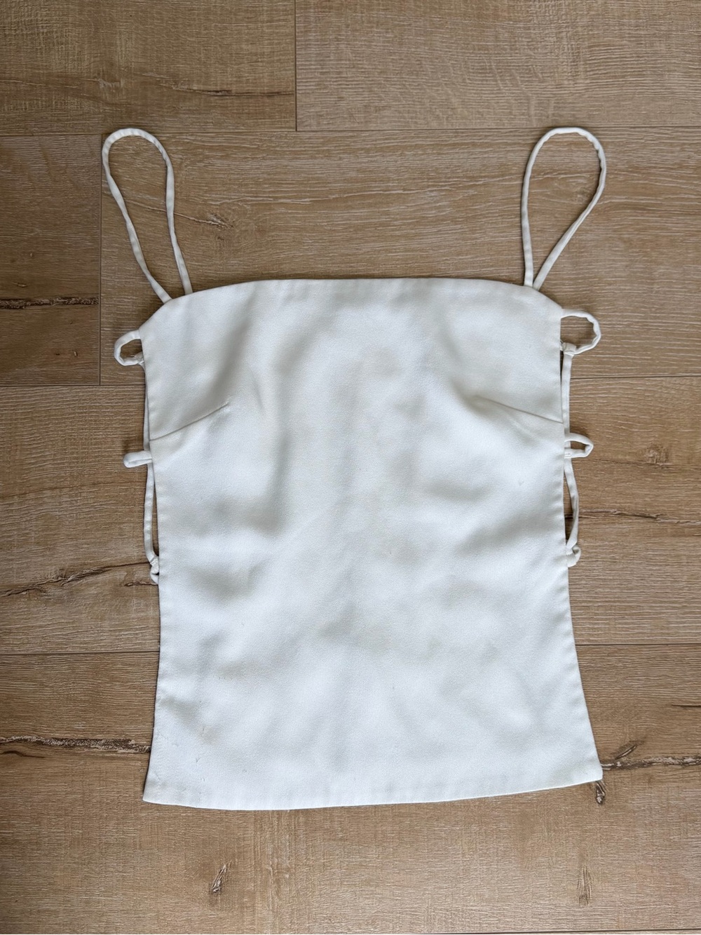 Cult Gaia Simone Tank Top in White ♡